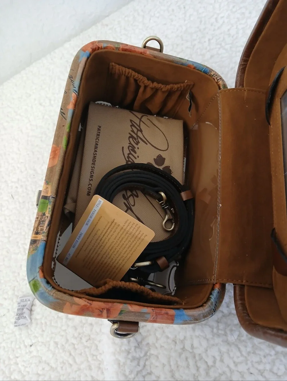 Patricia Nash Brescia Train Case In French Riviera NWT